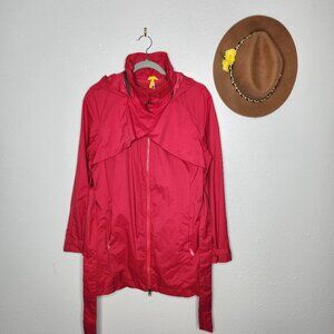 Lole Size 10-12 Red Pink Windbreaker Rain Jacket